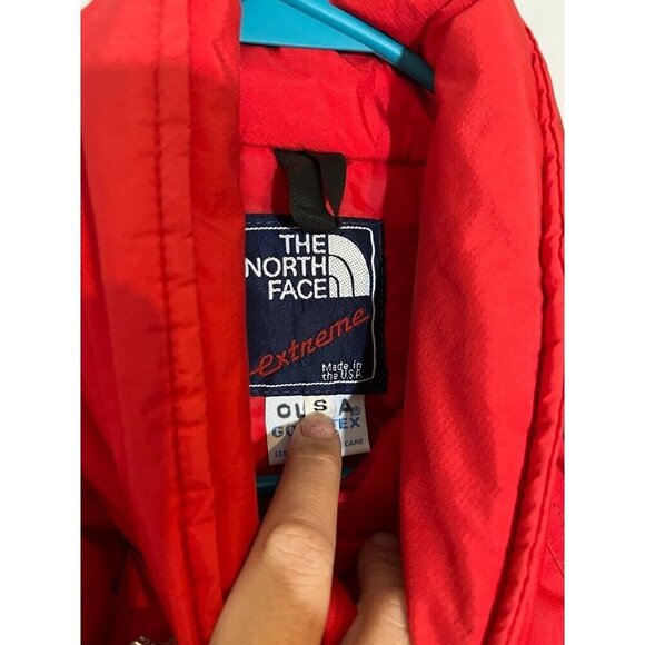 VTG The North Face Extreme Women's Red 80s Winter Jacket Sz Large - Picture 4 of 10